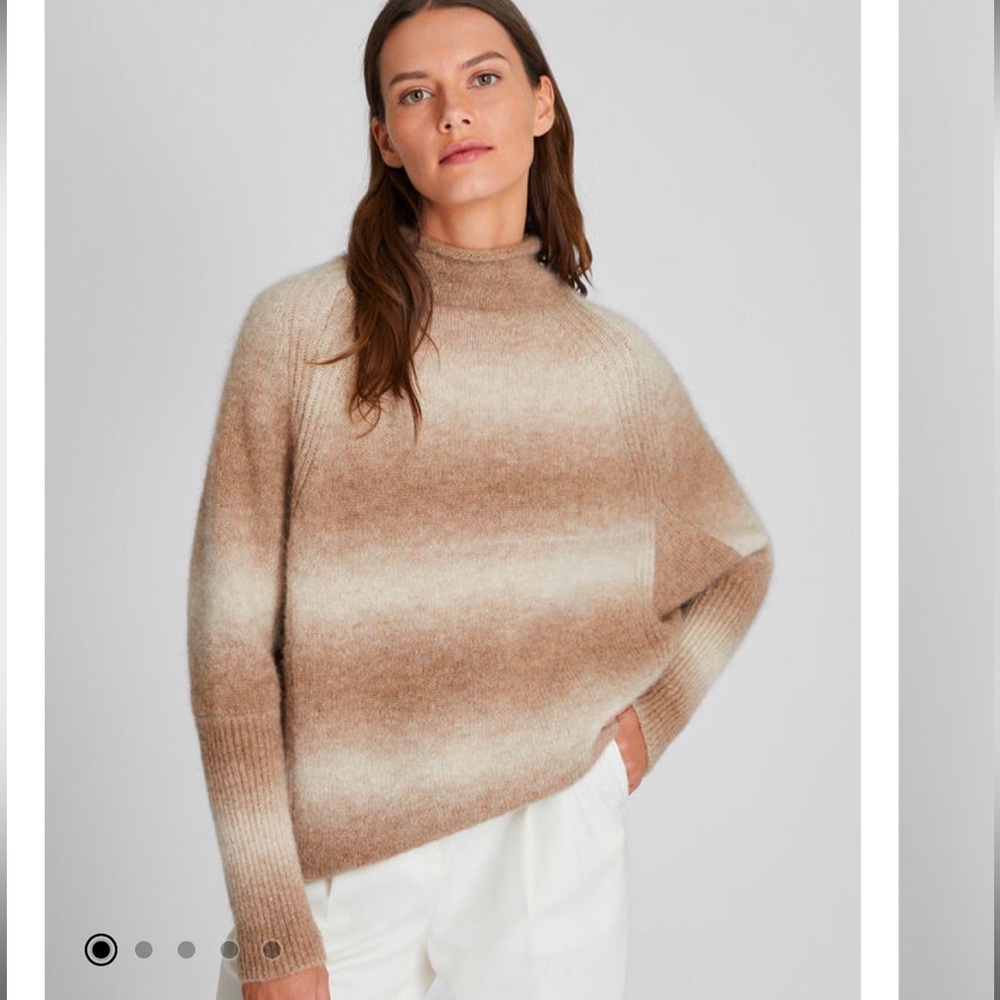 Club Monaco Alpaca Ombré Mock Neck Sweater — NWT — Size M — $298 Retail